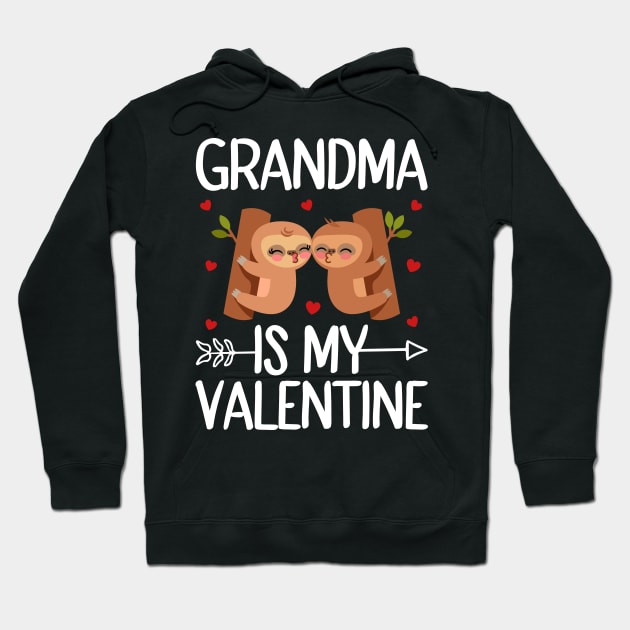 Grandma is My Valentine Hoodie by DragonTees